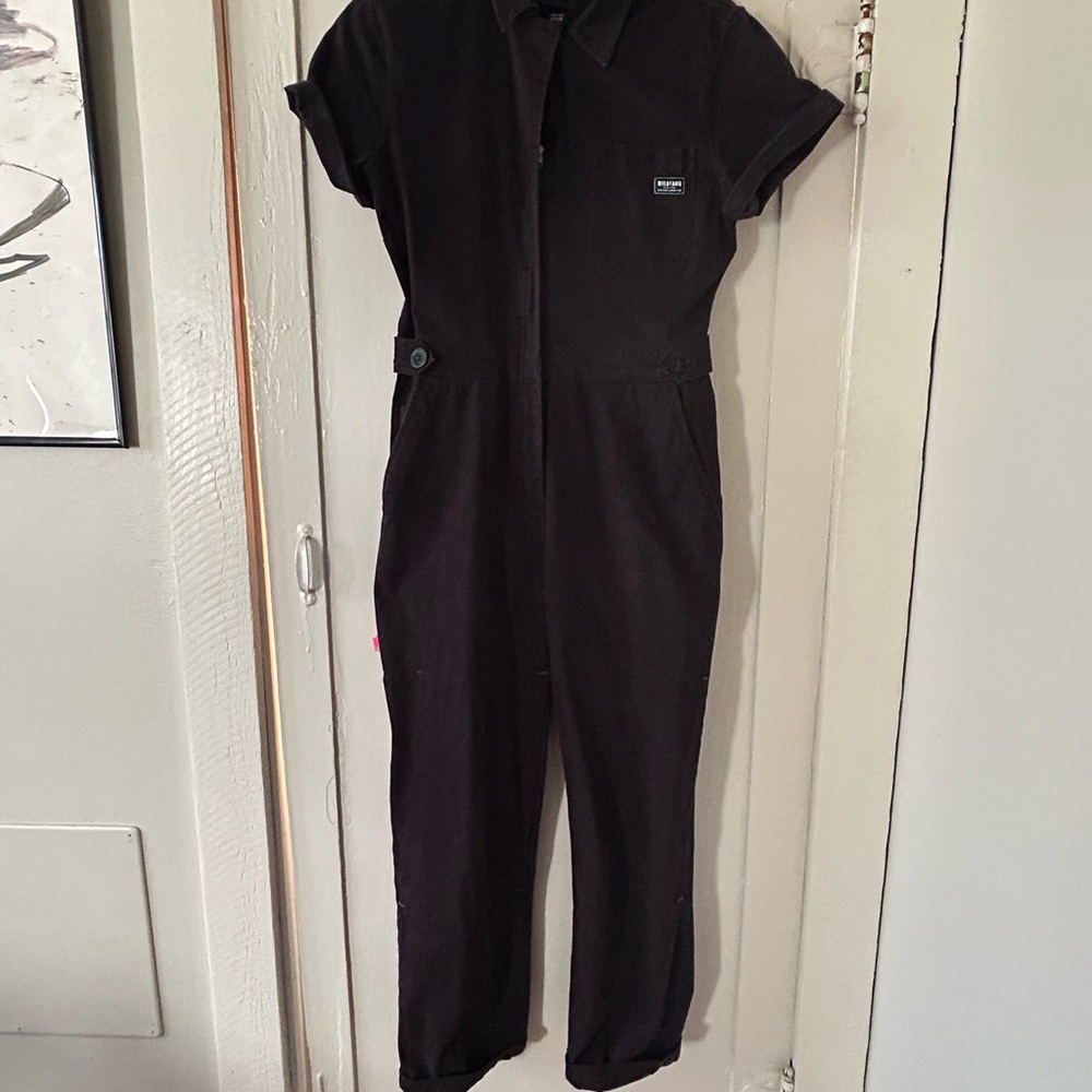 THE ESSENTIAL DENIM HIGH WAISTED COVERALL